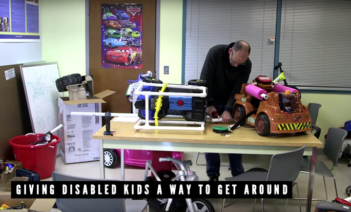 DIY mobility wheelchairs for kids