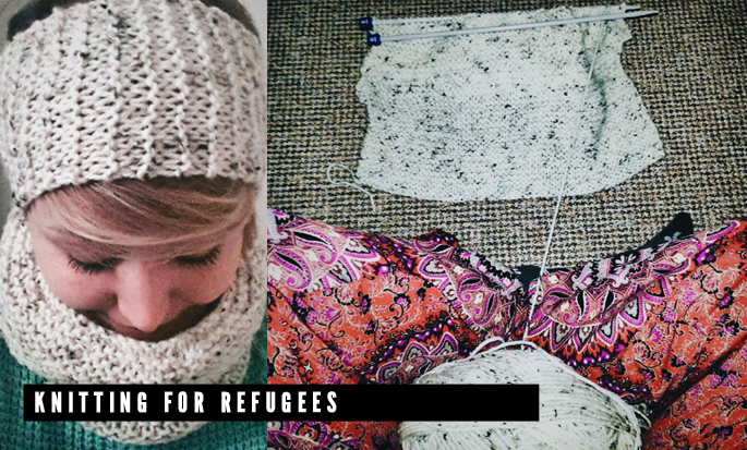 Knitting for refugees