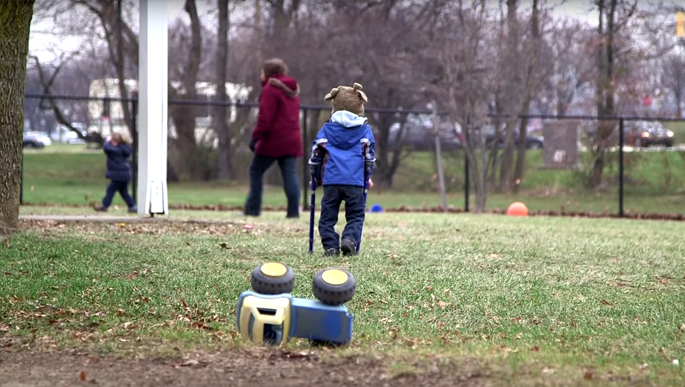 DIY mobility scooters for kids